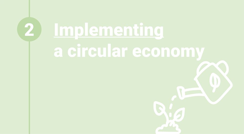 Implementing a circular economy