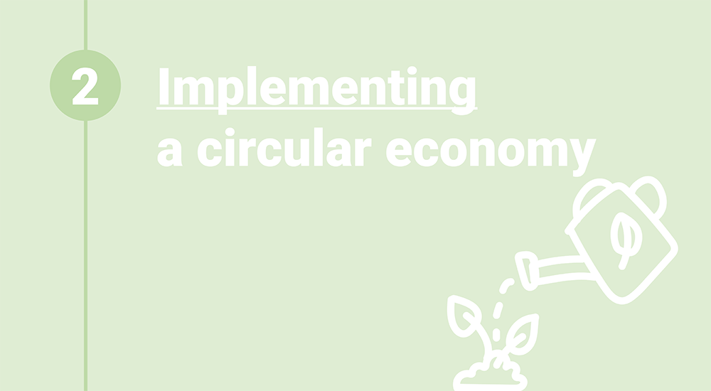 How do I implement a circular economy Implementing a circular economy